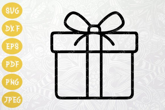 Download Gift Box Icon SVG for Holiday Crafts - Holiday crafts Collection